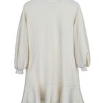 Anthropologie Mare Mare Odila Cream Textured Dress Sz SP Photo 5