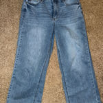 Judy Blue  Wide Crop Denim Jeans Light Wash Denim Womans Size 11/30 Photo 0
