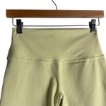 Alo Yoga Airbrush 5” Yellow High Waist Biker Athletic Workout Shorts Small Photo 2