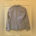 J.Crew  Women's Light Blue Linen Blend  Buttoned Blazer.   Size-2 Photo 2