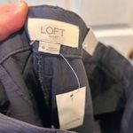 NWT LOFT Outlet Women's Gray Wide Leg Cropped Pants Size 14 Minimalist Neutral Photo 5