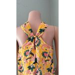 Maeve Anthropologie  Mica Floral Botanical Halter Top Size US 2 #165 Photo 5