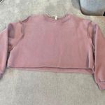 Boutique Mauve Cropped Sweatshirt Size XL Photo 3