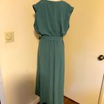 ZARA  Green Belted Wrap Casual Maxi Dress Photo 12