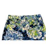 Grace Elements Skirt 2P Petite Blue Green Floral Cotton Blend Bow Pockets Used Photo 11