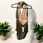 Shoshanna  NWT Olive Halter One Piece Size 12 Photo 2