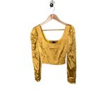 Intermix  Gold Vivienne Satin Corset Top‎ Photo 1