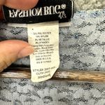 Fashion Bug Vintage 90s Lace Top Women M Metallic Floral Y2K Coquette Romantic Photo 3