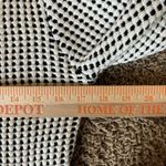 Pink Tartan Small White Black Knit Full Zip Cardigan‎ Merino Wool Photo 6