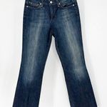 Joe's Jeans Muse Bootcut Flare Stretch dark Wash Blue Jeans low rise Y2K Size 26 Photo 0