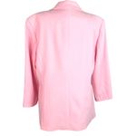 Sag Harbor Vintage 90s Classic Soft Pink Oversized Washable Blazer Size 14 Feminine Lined Photo 6