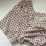 Lucky Brand  cream red floral tie front top, size 1X Photo 2