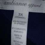 Ambiance Apparel 3X Navy Tank Top Plus Blue Photo 4