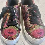 Steve Madden  Multicolor Floral Lace-Up Sneakers - 8M Photo 1