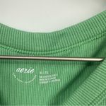 Aerie  Green Cropped Tank Top Size XL Summer Bright Photo 3