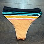 Body Glove Women’s Large Striped Bikini Bottom High Rise Photo 2