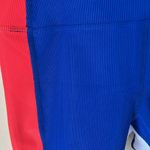 Beach Riot NWT  red white blue color block biker shorts Photo 4