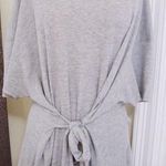 MINKPINK Grey Dress With Tie Front Photo 0