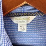 Weatherproof  Vintage M Blue Micro Checked Pullover Hoodie Photo 7