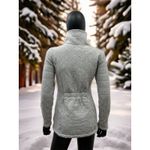 The North Face  Quilted Fleece Jacket‎ Women’s XS Gray Zip Up Photo 3