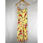 Yumi Kim  Jumpsuit Pretty Chic Cropped Floral Flow Sunnyside Yellow Size Medium Photo 3