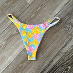 SheIn Adorable  Swimwear Sz L Floral Bikini Bottoms W Daisy Print Photo 5