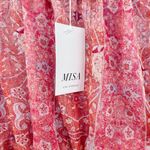 MISA Los Angeles Danae Dress Washed Rose Lilac Floral Off The Shoulder Mini Photo 10