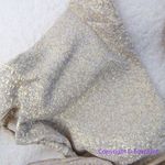 New!‎ Set! Devon Windsor Lou bralette bikini top Leanne tie bottom, small, gold Photo 8