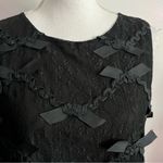Ann Taylor  • Bow Lace Black Tank Top Photo 4