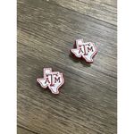 Crocs Texas A&M College Team Charm For  Shoe Charms - 2 Pieces Photo 0
