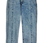 Revice Denim Revice Blue Acid Wash Straight Leg Jeans Womens 24 High Rise Button Fly Casual Photo 0