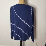 Athleta Sundown Sweatshirt 2.0 Eclipse Blue Tie Dye Size L Gym Active Lounge Photo 8