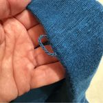 Lou & grey Teal Blue Linen Slab Knit Side Slit Maxi Dress Large Beach Lagenlook Photo 8