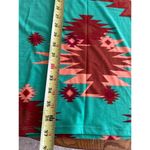 LuLaRoe Midi Dress Pullover Short Sleeve Sz Small Green Orange Polyester Spandex Photo 5