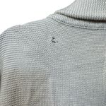 MM Lafleur Open Cardigan Sweater M/L Beige 100% Merino Wool Oversized Shawl Size L Photo 6