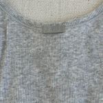SKIMS Cotton Rib Tank in Light Heather Grey, Size Large Photo 5