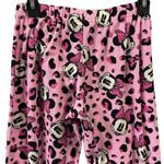Disney Minnie Mouse Pink Textured Loungewear Jogger Pajama Pants Womens Small Photo 4