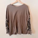 She & Sky  Leopard Waffle Knit  Photo 0