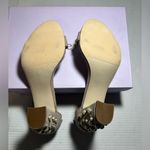 Madden Girl  Bitsyy Blush Suede‎ Block Heel With Faux Pearls Strappy Party New 9 Photo 10