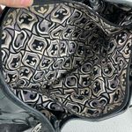 Brighton  Valencia Purse Shoulder Bag Satchel Metallic‎ Silver Black Photo 12