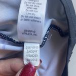 Athleta  Hilo Shoreside Black Paisley Tankini Top Size Medium T Swim Built In Bra Photo 7