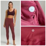 Lululemon  Athletica Wunder Train High-Rise Crop 23” Leggings, Mulled Wine sz. 4 Photo 10