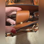 London Fog  Brown 4 Compartment Handbag Photo 6