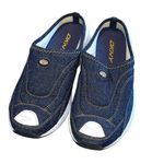 DKNY Womens Slip On Casual Closed Toe Low Top Sneaker Shoes Denim Blue Size 7.5 Photo 1