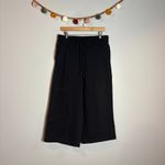 Lululemon  Loungeful High-Rise Wide-Leg Cropped Sweatpants Black Photo 1