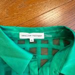 English Factory  Grid Pattern Tiered Midi Shirtdress  Photo 5