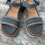 Wild Pair  Women's Milliee Platform Sandals Blue Denim Size 8.5 Photo 3