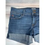 Hudson Jeans Hudson Croxley Size 29 Mid-Rise Shorts Denim Cuffed Blue Wash Flap Pockets Photo 2