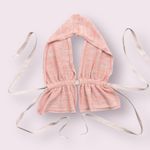 Handmade Y2K Vibes Light Baby Pink Sweater Backless Halter Neck Sleeveless Top Size One Size Photo 8