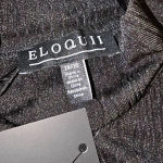 Eloquii NWT ‎ Womens Black Ribbled Mock Neck Top 14 16 Photo 3